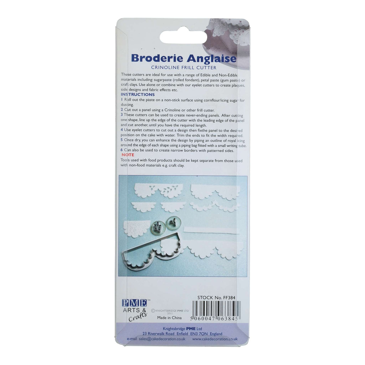 Emporte-pièces Broderie - Volant Crinoline (127 x 44mm / 1,7 po)