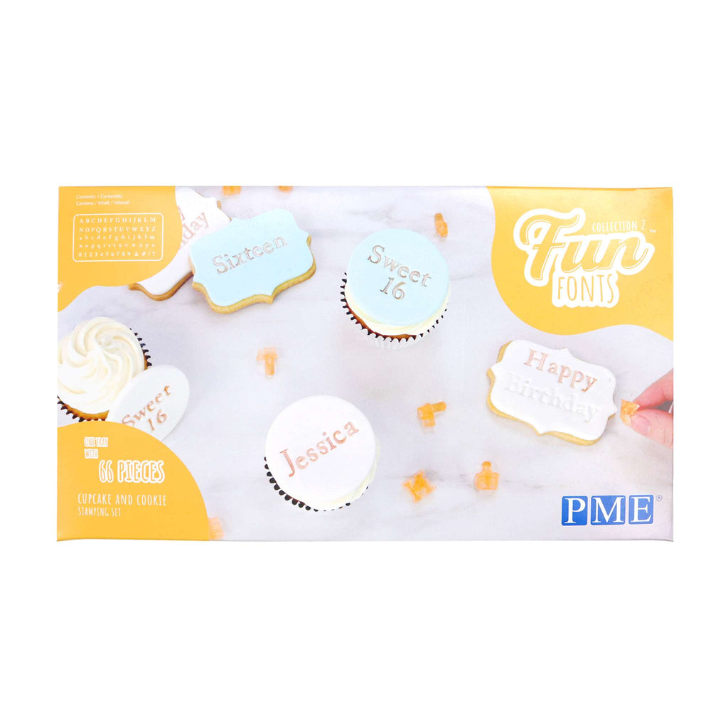Fun Fonts - Cupcakes und Kekse der Kollektion 2