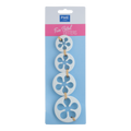 Five Petal Fondant Cutters Set Of 4