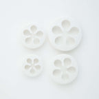 Five Petal Fondant Cutters Set Of 4