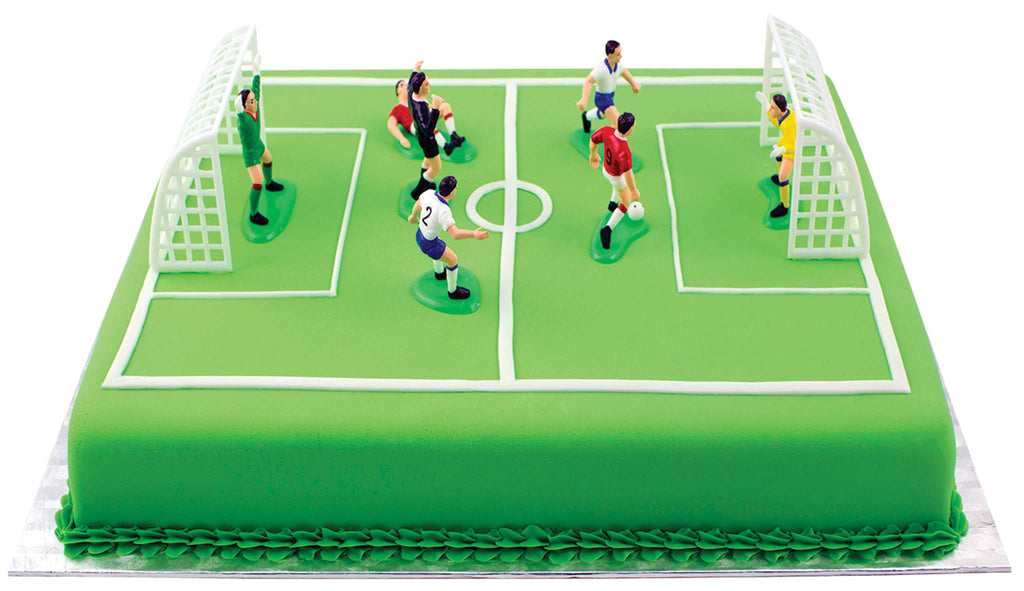 Fußball/Fußball Tortenaufsatz Set mit 9 Stück