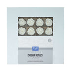 40mm Roses en Sucre pour la décoration de gâteaux, 36 pièces (Blanc)