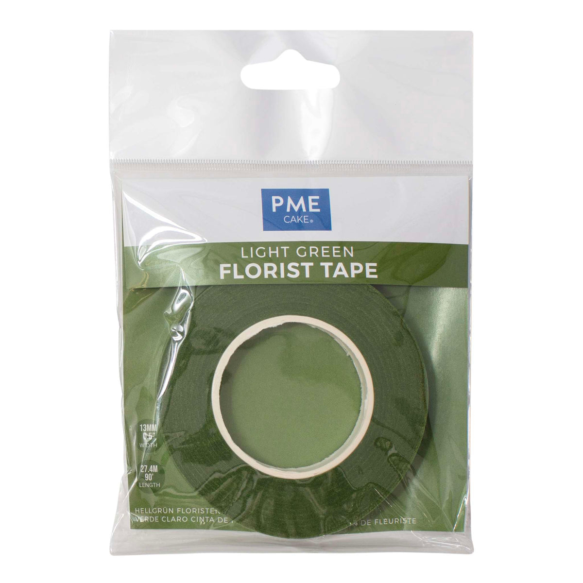 Light Green Florist Tape (27.4m 1080in x 13mm 0.5in)