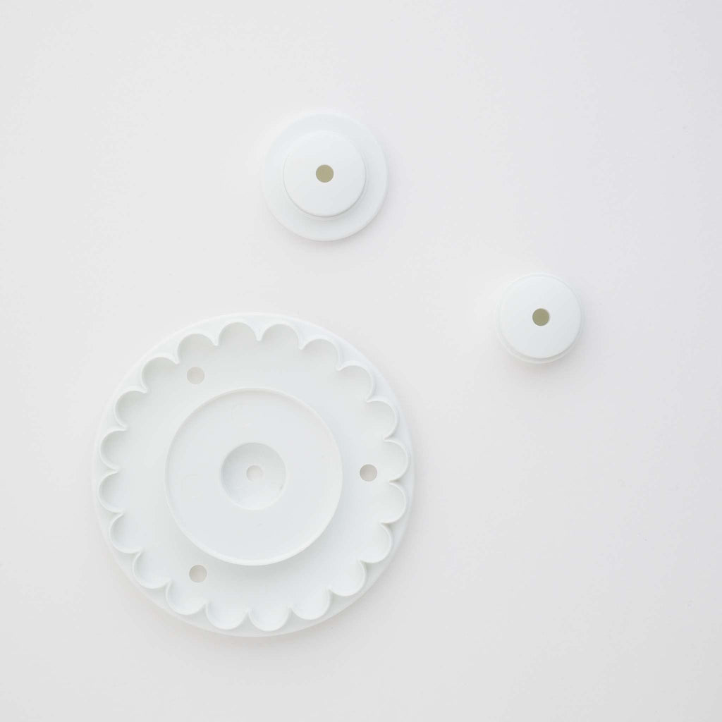 Cortador Circular de Volantes con Centros Intercambiables, Juego de 3