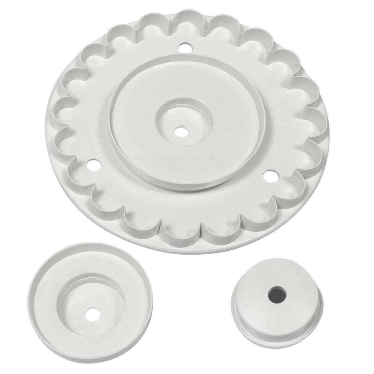 Cortador Circular de Volantes con Centros Intercambiables, Juego de 3