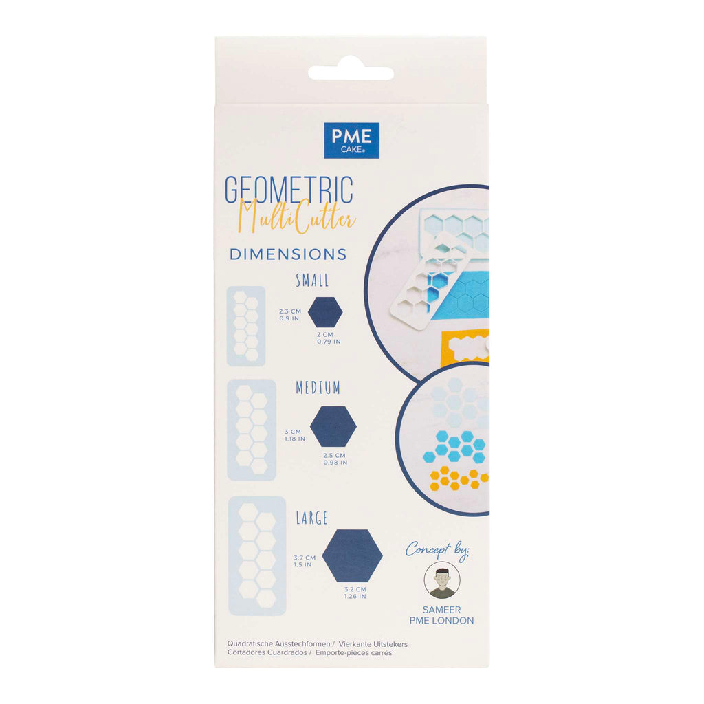 MultiDécoupoirs géométriques - Hexagone, lot de 3