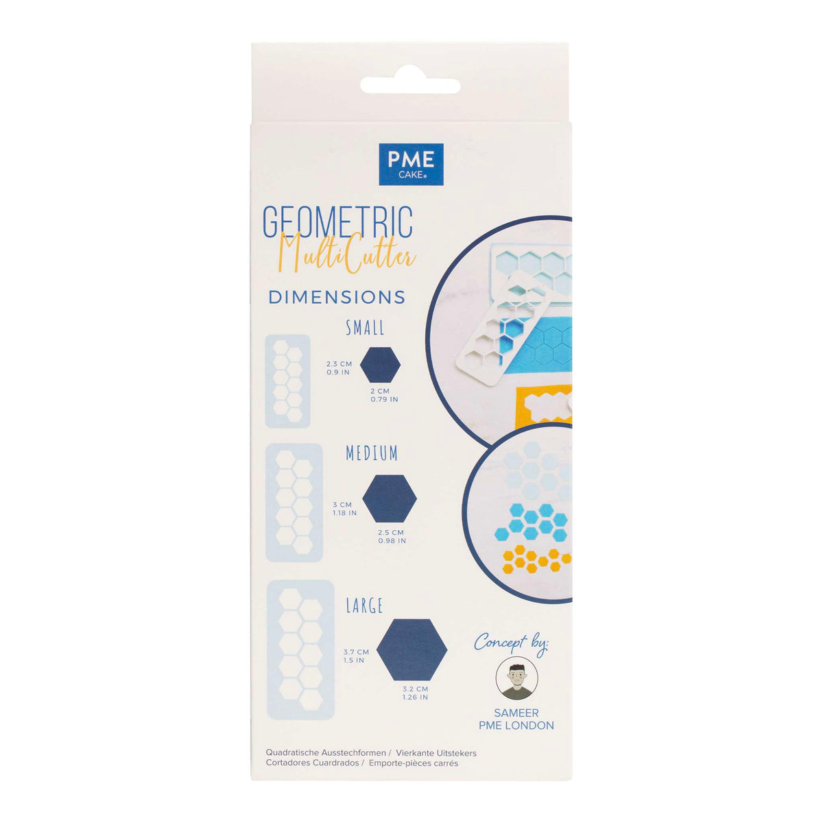 Hexagon Geometric MultiCutter Set Of 3
