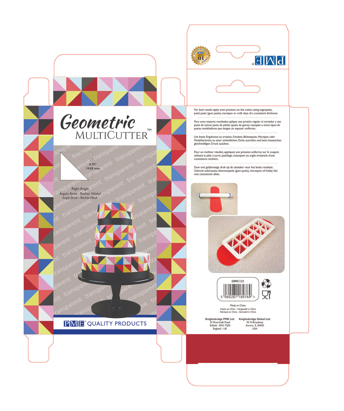 Geometrischer MultiCutter - Rechter Winkel, klein
