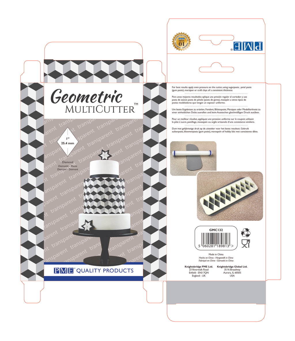 Geometrische Multisnijder - Ruit, Medium