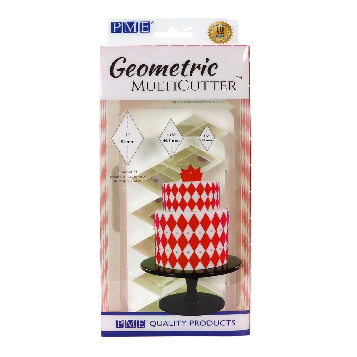 Diamond XL Geometric MultiCutter Set Of 3