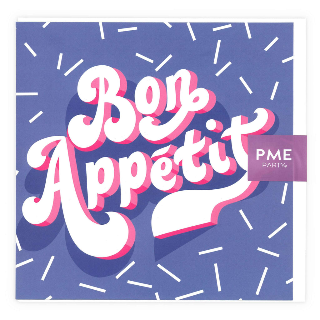Bon Apetitie' Blue Grußkarte