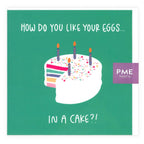 How do you like your eggs' Grußkarte
