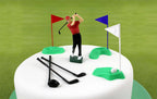 Golf Tortenaufsatz Set mit 13 Stück