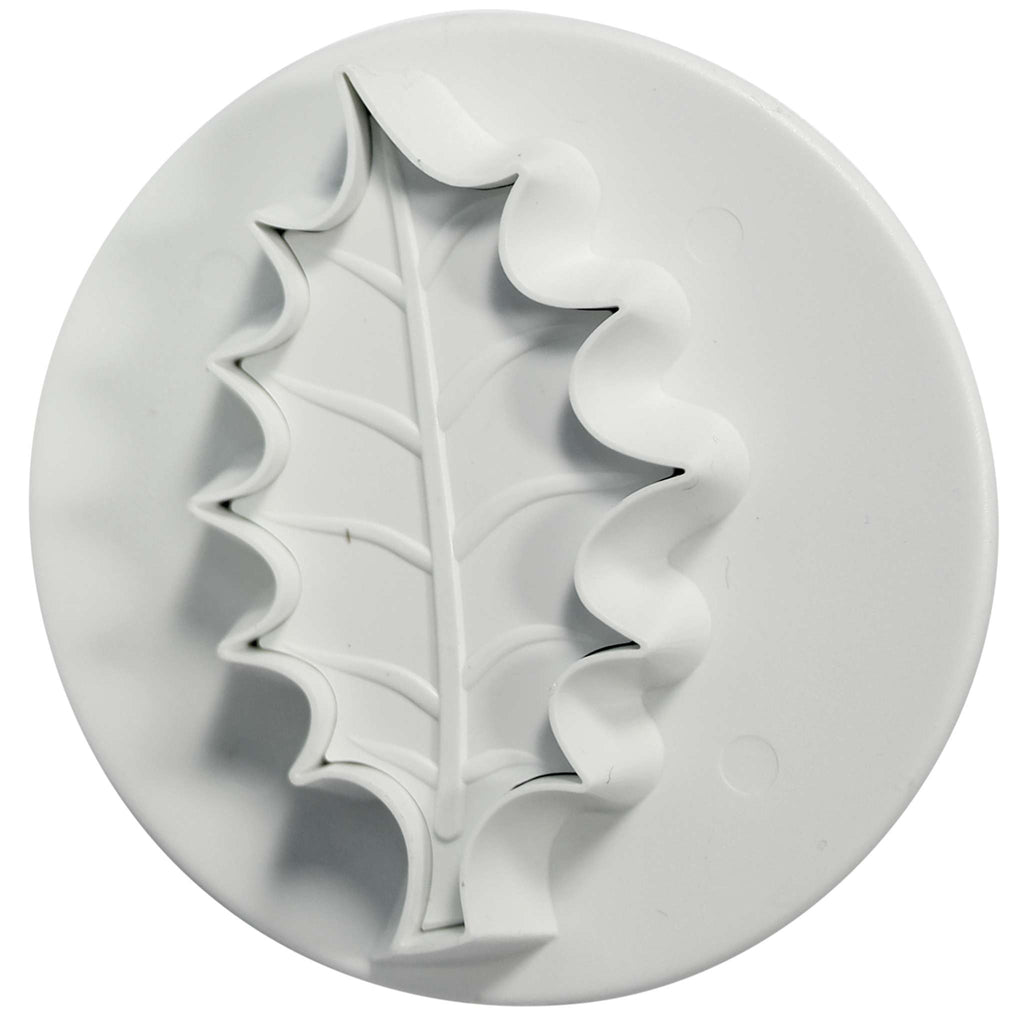 Foliage Ausstecher mit Auswerfer - XL Adriges Stechpalmenblatt (43mm / 1.7")