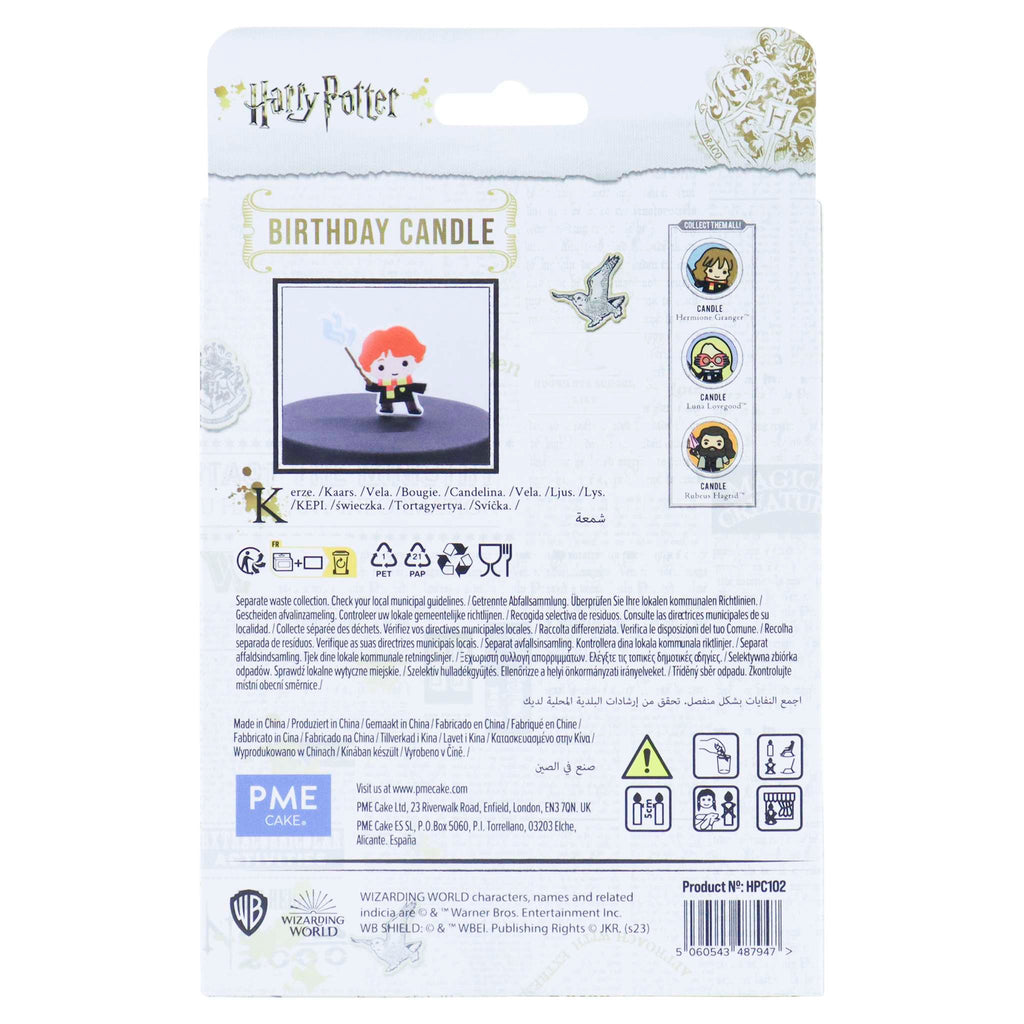 Ron Weasley Character Candle