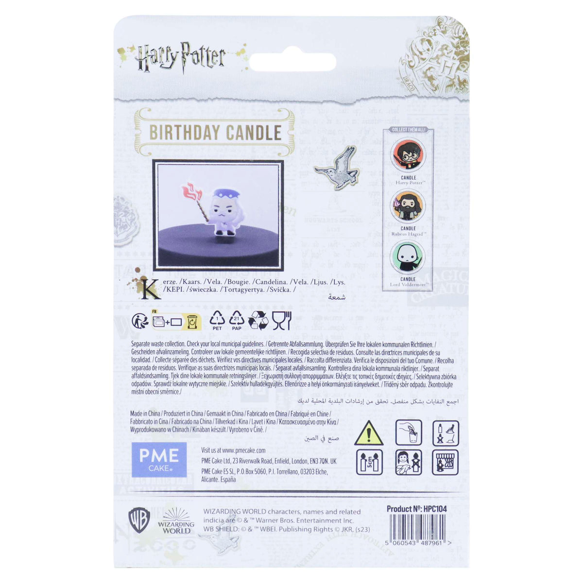 Albus Dumbledore Character Candle