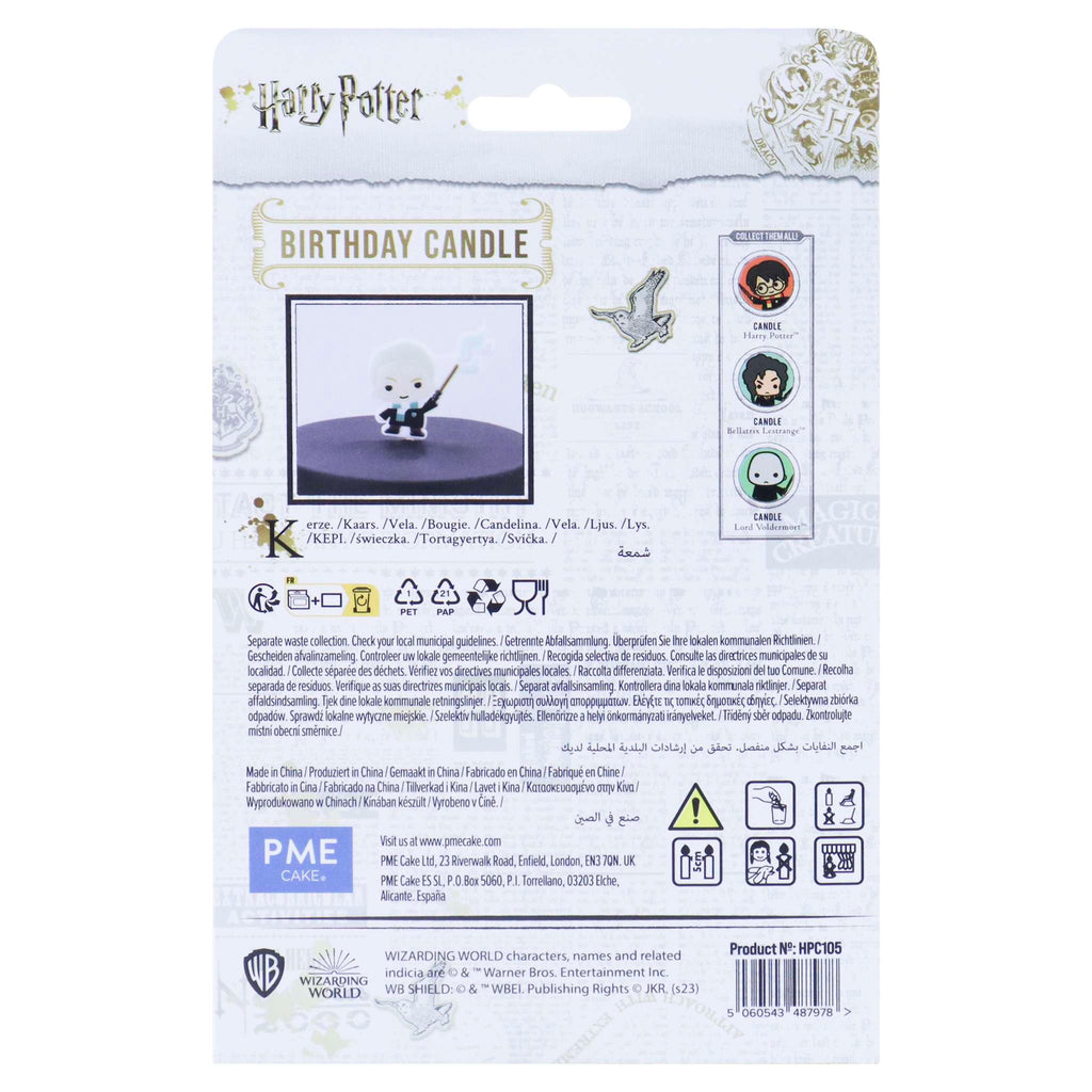 Harry Potter Vela del Personaje de Draco Malfoy