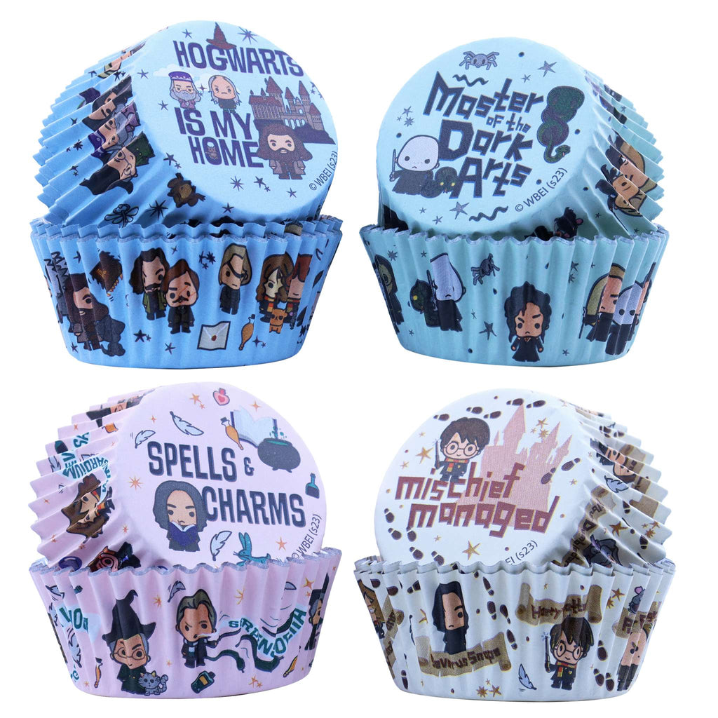 Harry Potter Cápsulas para Cupcakes Forradas de Aluminio, Set de 60, Hechizos