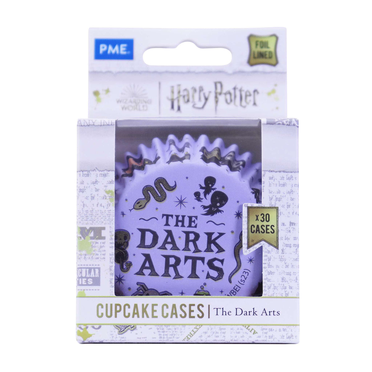 Harry Potter Cupcake vormpjes met Folievoering, 30 stuks, De Duistere Kunsten