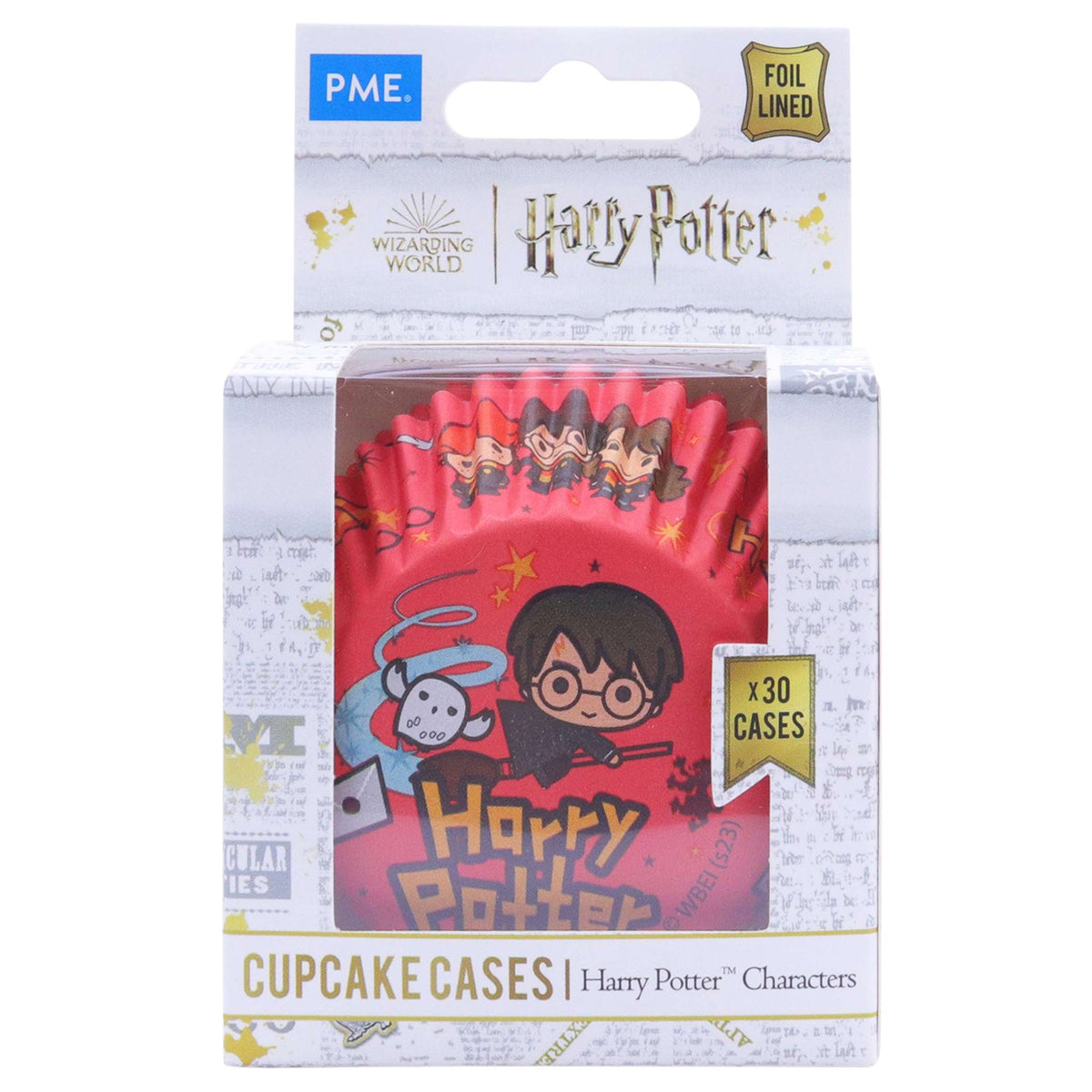 Harry Potter Caissettes à cupcakes en Aluminium, 30 pièces, Les Bons Personnages