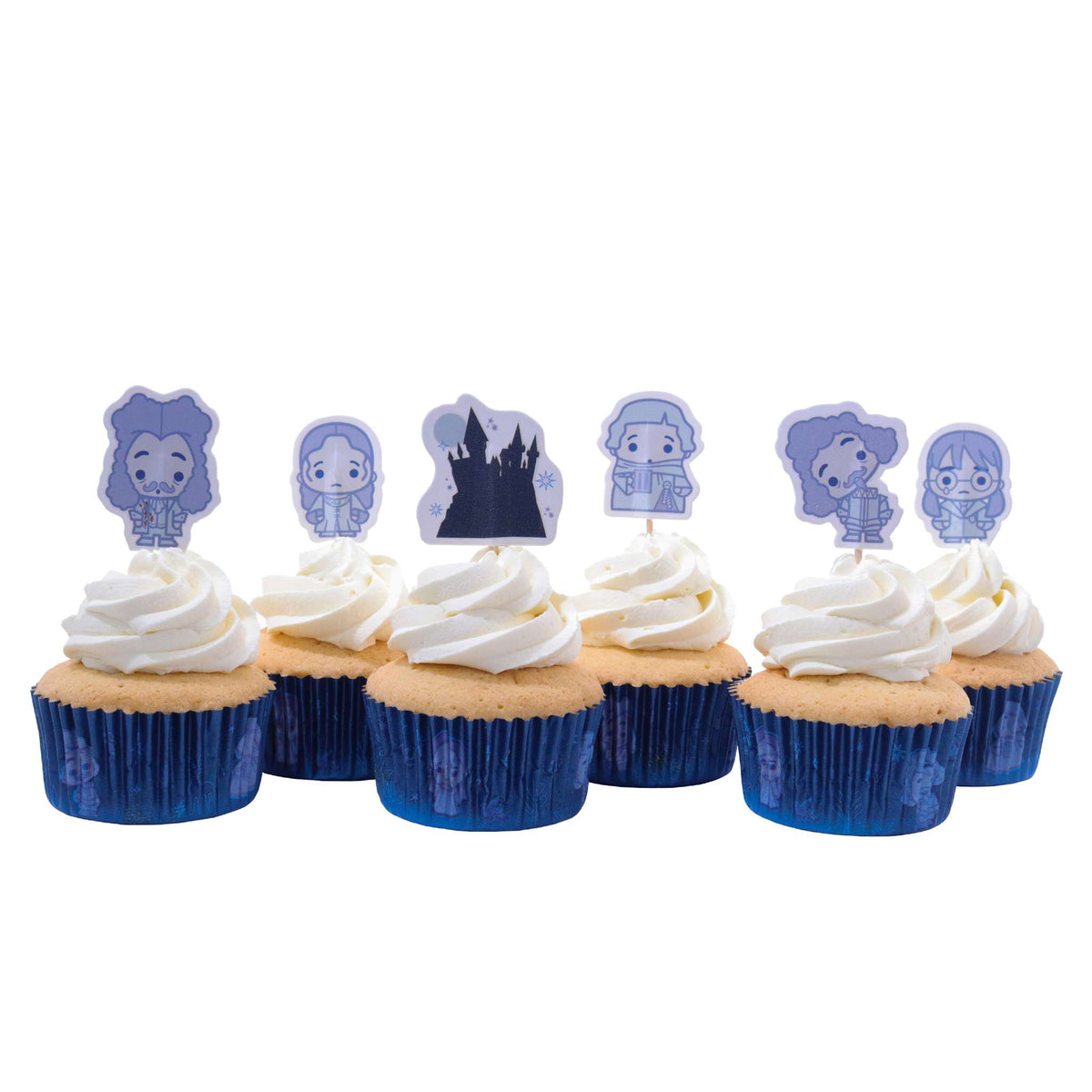 Harry Potter Cupcake vormpjes & Topper Set van 24, Geesten van Hogwarts