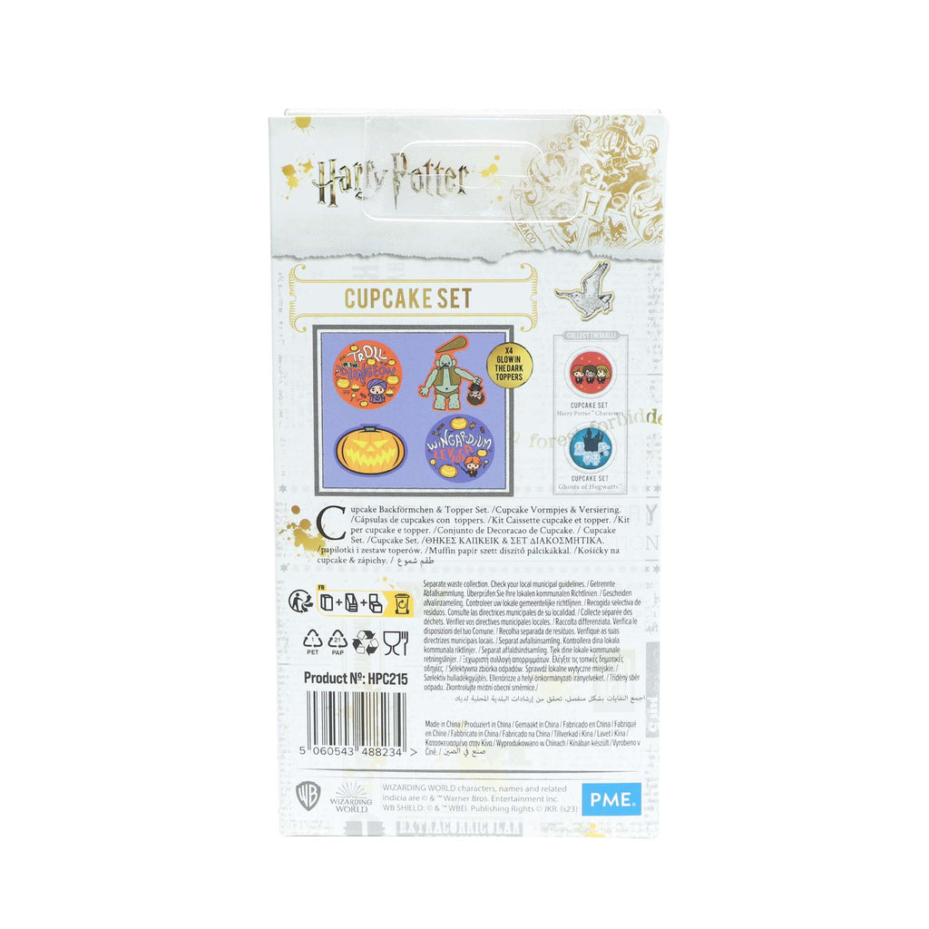 Harry Potter Set de 24 caissettes à cupcakes et toppers, Troll dans les Cachots