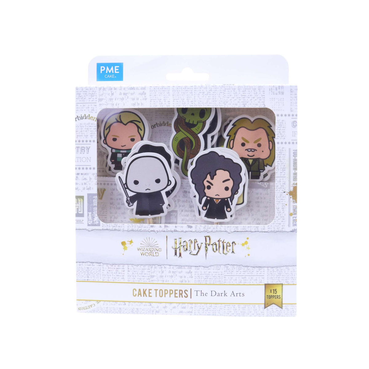 Harry Potter Toppers para Pasteles, Set de 15, Las Dark Arts