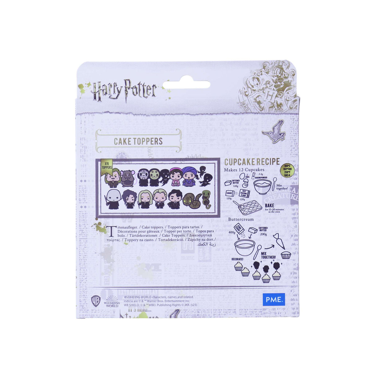 Harry Potter Toppers para Pasteles, Set de 15, Las Dark Arts