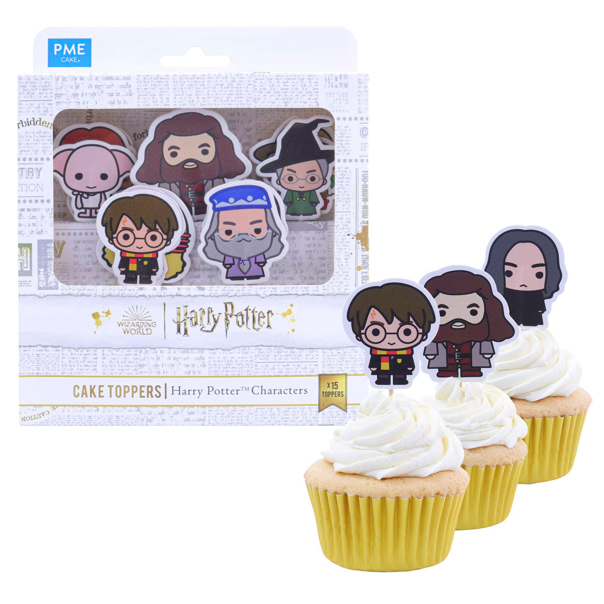 Harry Potter Taarttoppers, 15 stuks, De Goede Karakters