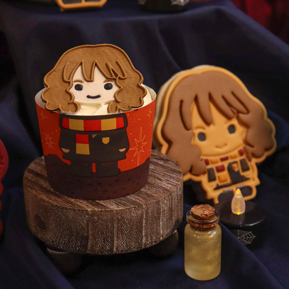 Harry Potter Kit de Décoration pour Cupcakes avec Harry, Ron et Hermione