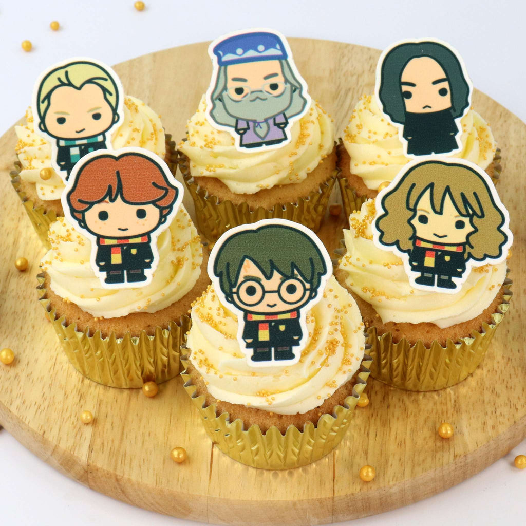 Harry Potter Characters Edible Cupcake Toppers Set Of 24  (24g)