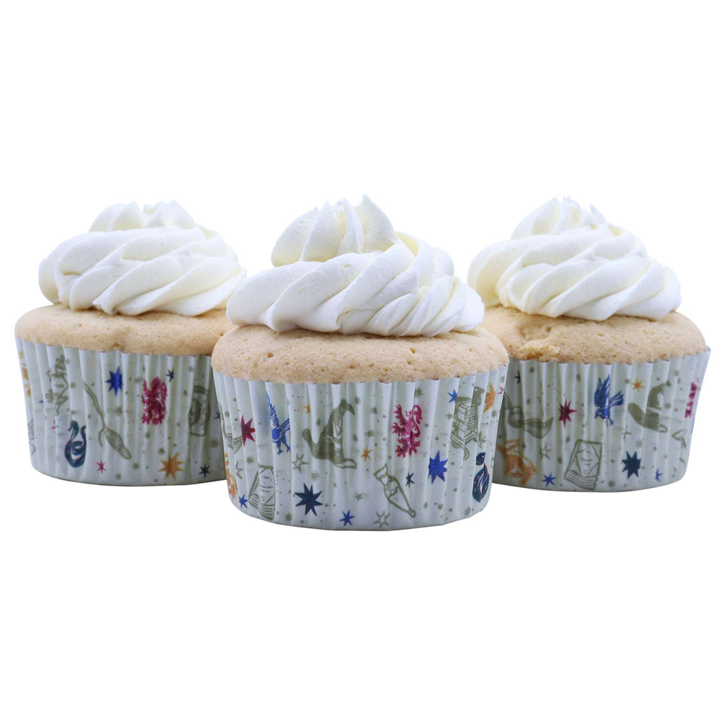 Harry Potter Cupcake vormpjes met Folievoering, 30 stuks, Hogwarts Hogeschool