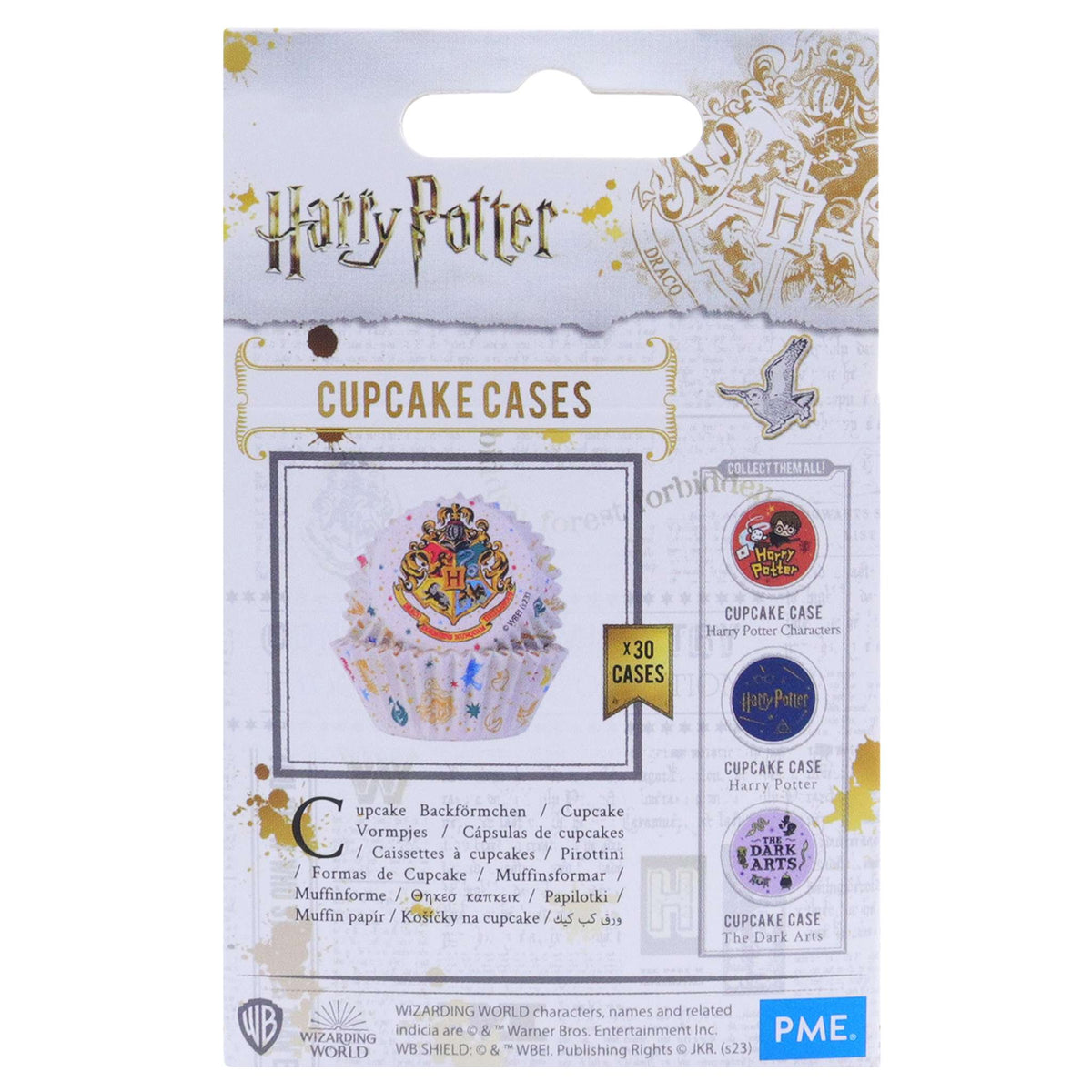 Hogwarts Foil Lined Cupcake Cases  Pk/30