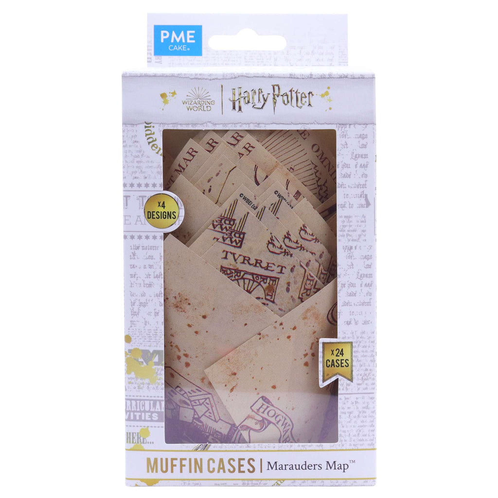 Marauders Map Tulip Shaped Muffin Cases Pk/24