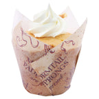 Marauders Map Tulip Shaped Muffin Cases Pk/24