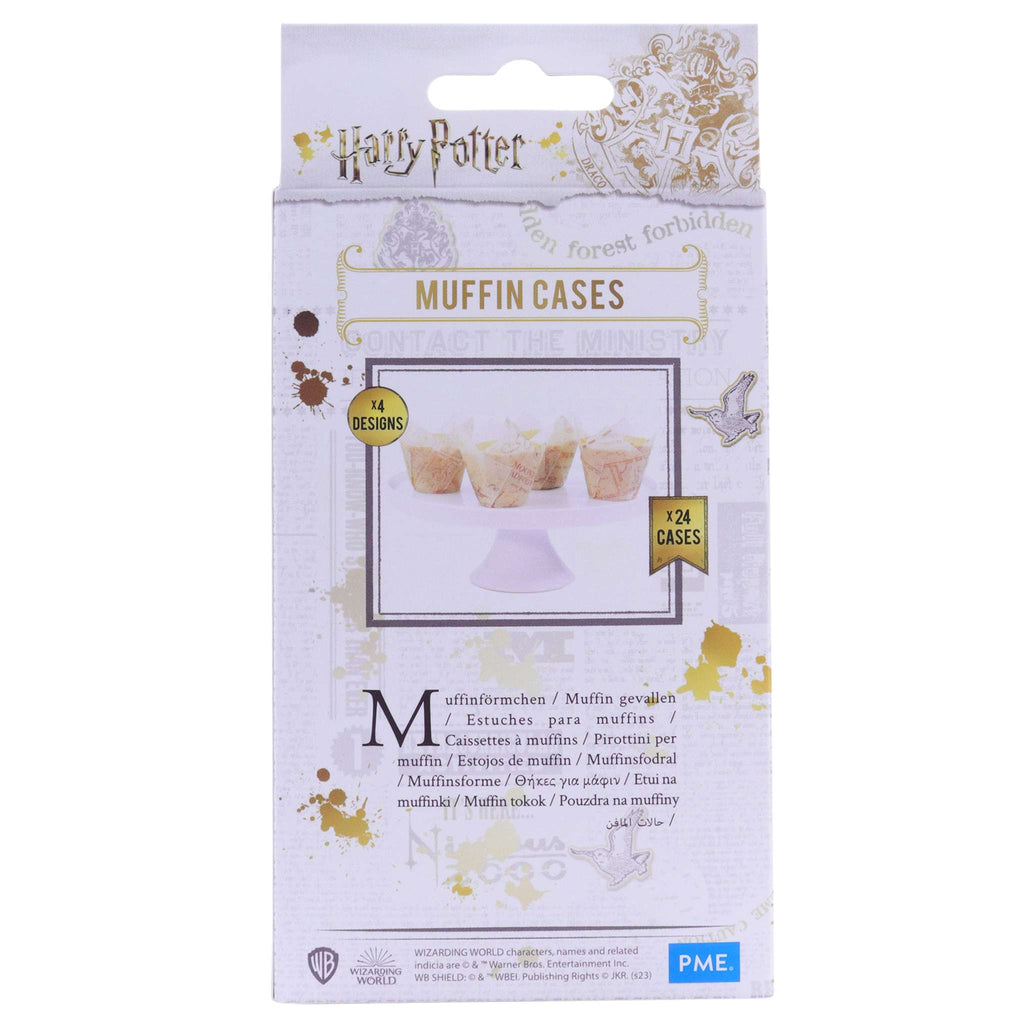 Marauders Map Tulip Shaped Muffin Cases Pk/24
