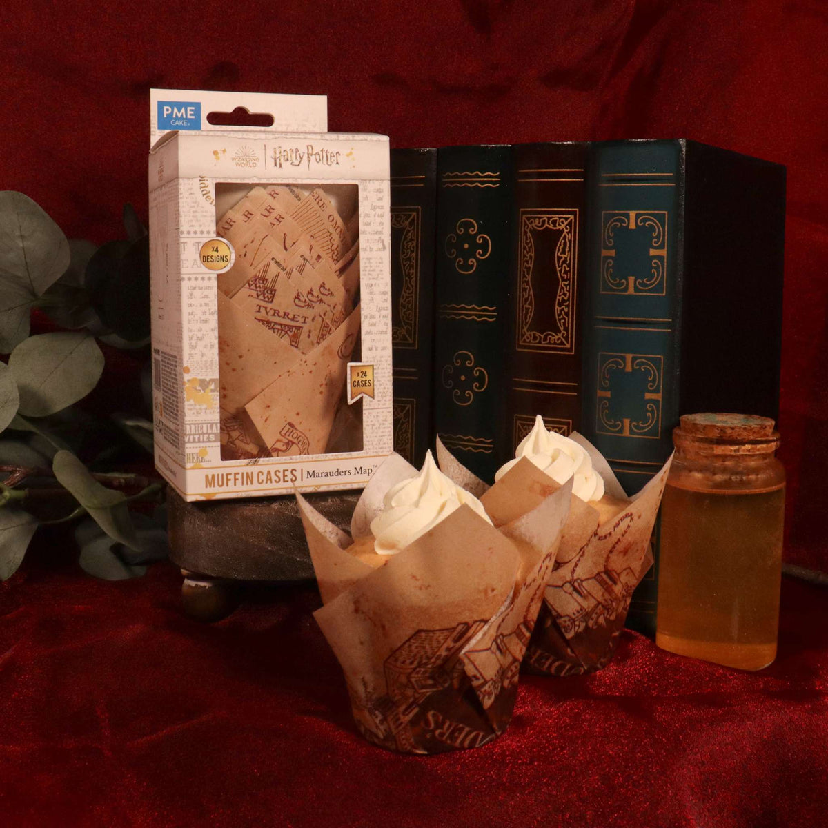Marauders Map Tulip Shaped Muffin Cases Pk/24