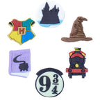 Harry Potter Set de 6 Toppers de Cupcakes Comestibles, Poudlard