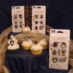 Harry Potter Set de 6 Toppers de Cupcakes Comestibles, Poudlard