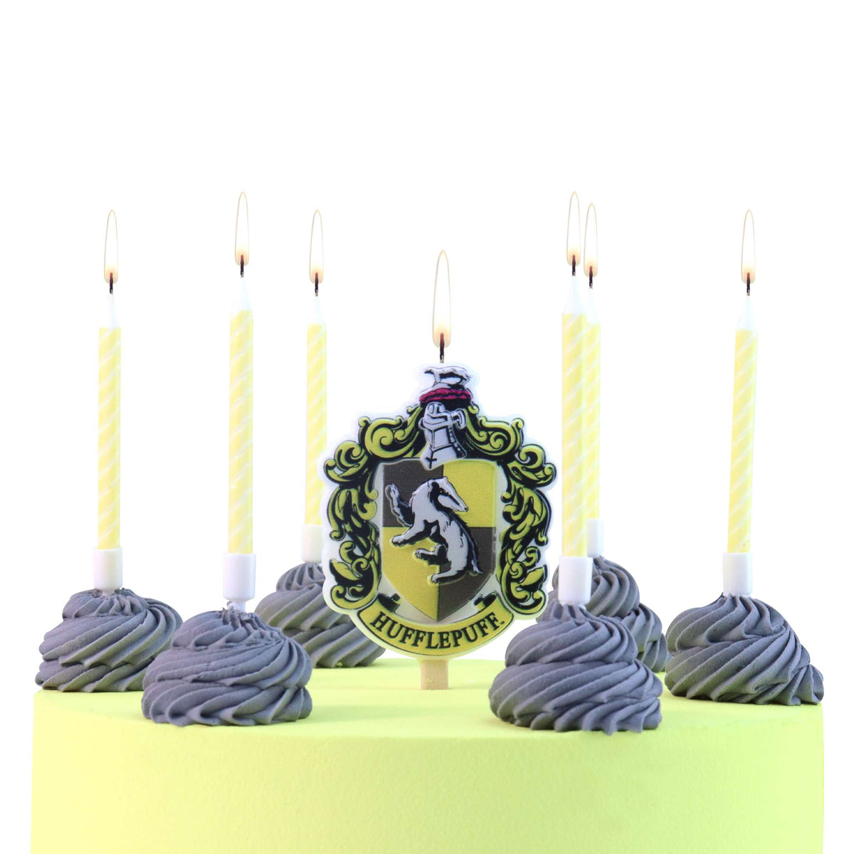 Harry Potter Kerzen 7er-set, Hufflepuff