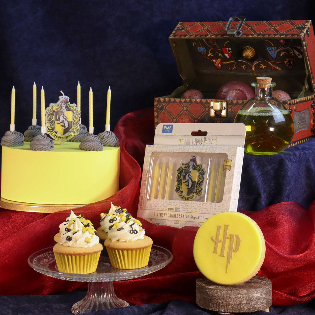Harry Potter Kerzen 7er-set, Hufflepuff
