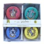 Harry Potter Cupcake-förmchen Folienbeschichtet, 60er-set, Hogwarts Häuser