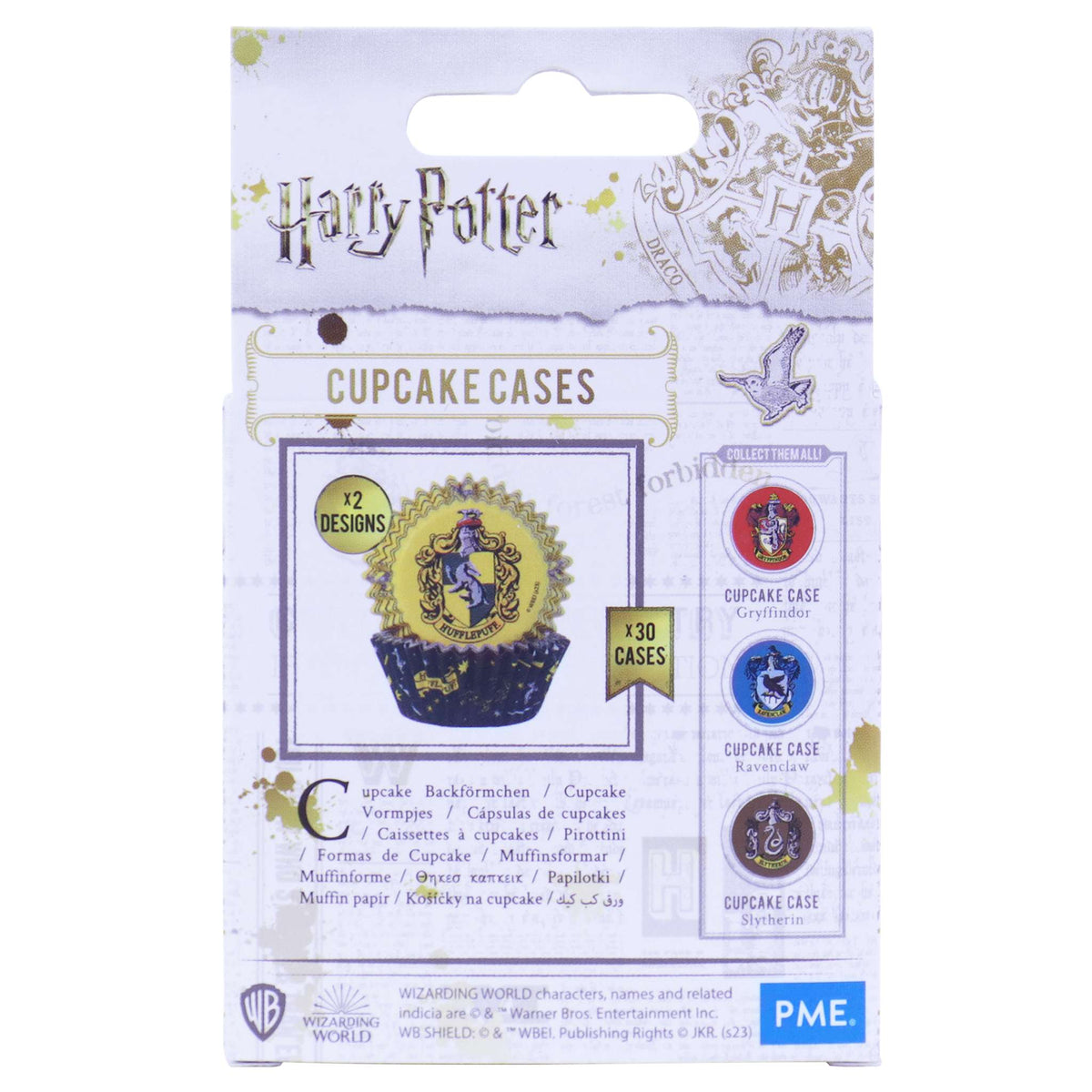 Hufflepuff House Foil Lined Cupcake Cases  Pk/30