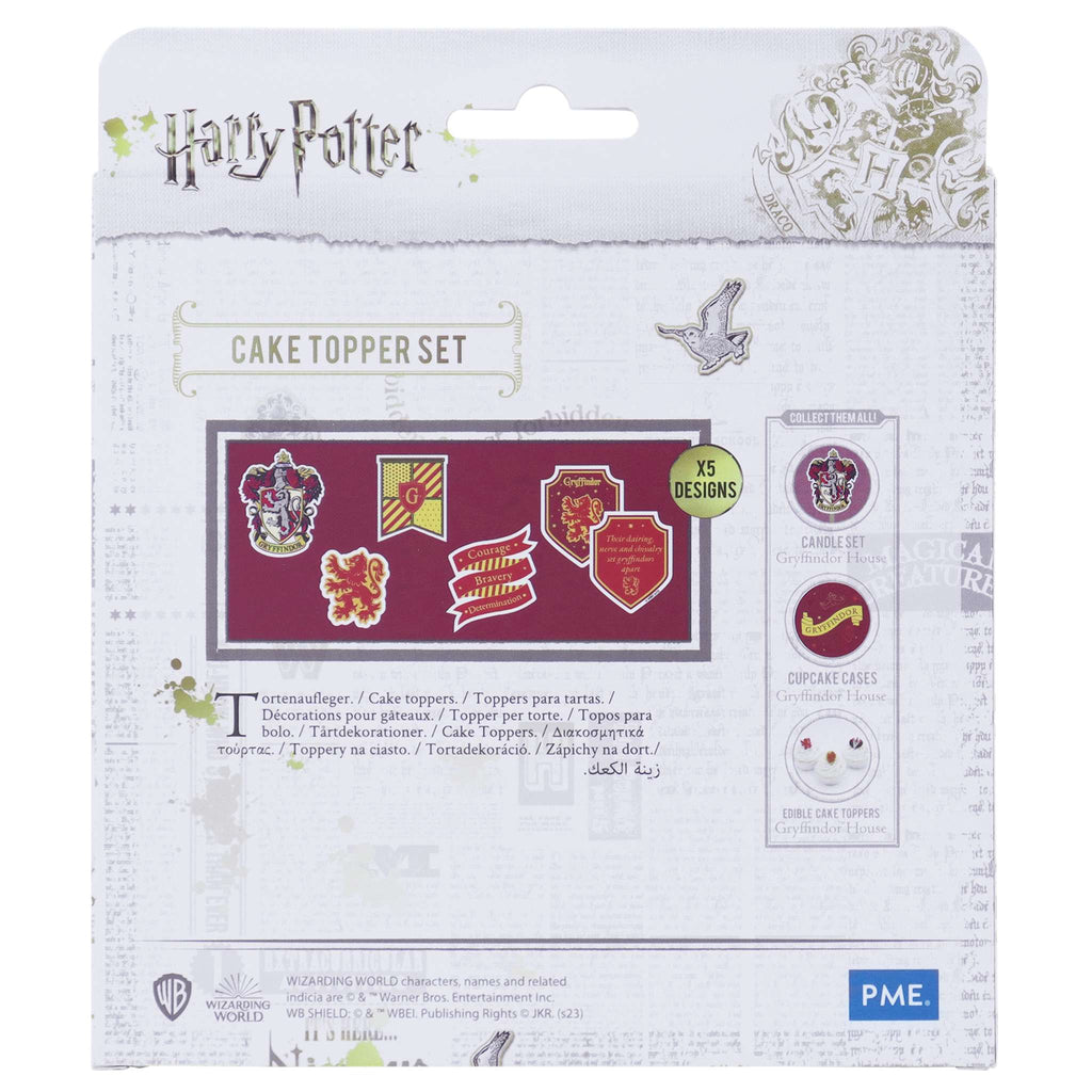 Harry Potter Taarttoppers, 15 stuks, Gryffindor