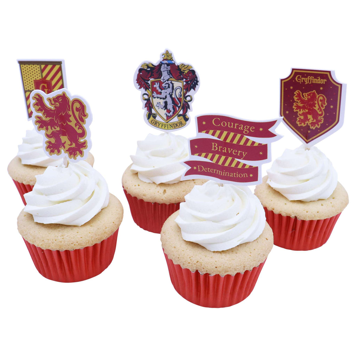 Gryffindor House Cake Toppers Set Of 15
