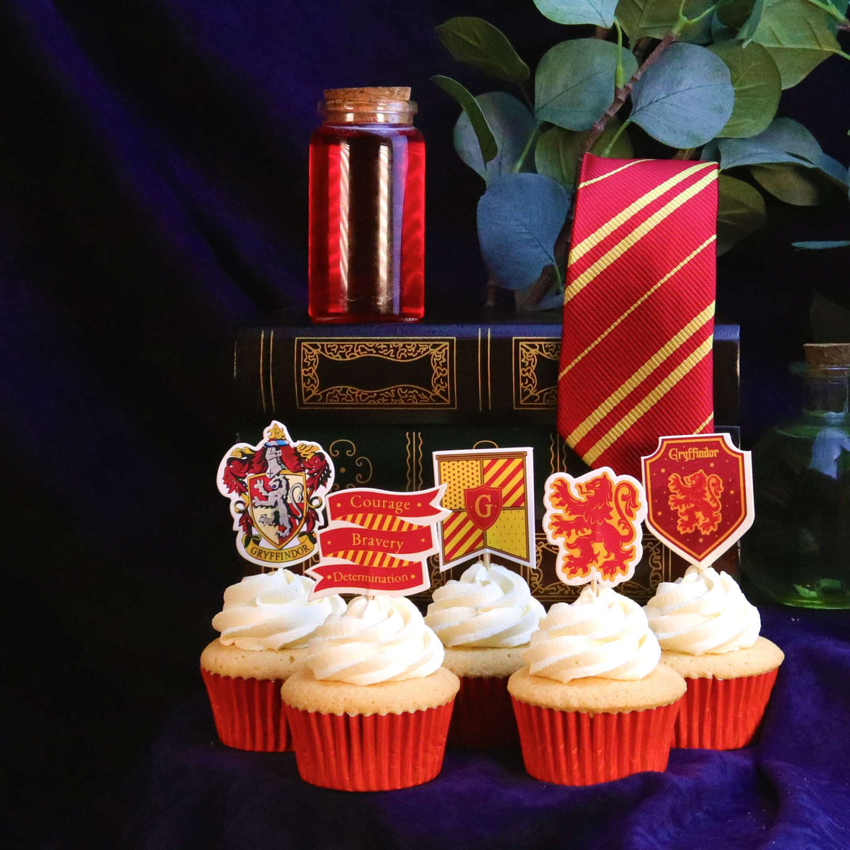 Harry Potter Taarttoppers, 15 stuks, Gryffindor