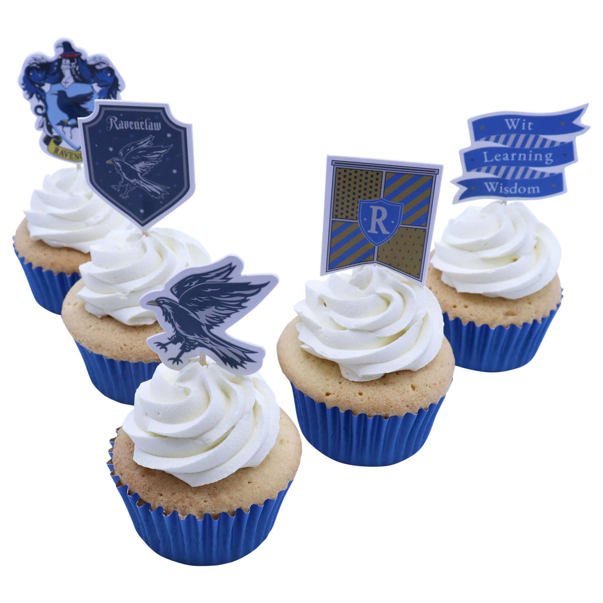 Harry Potter Toppers para Pasteles, Set de 15, Ravenclaw