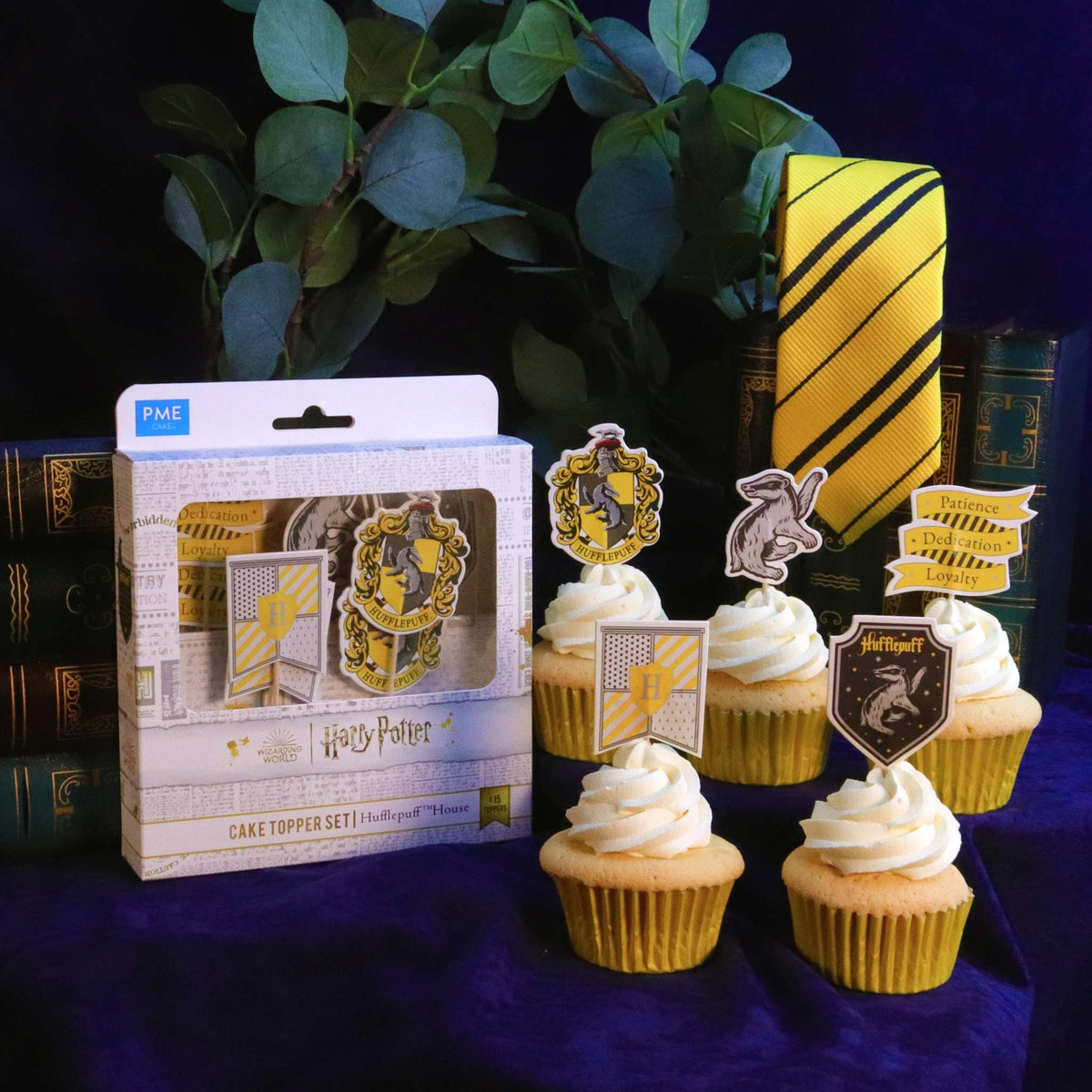 Harry Potter Taarttoppers, 15 stuks, Hufflepuff