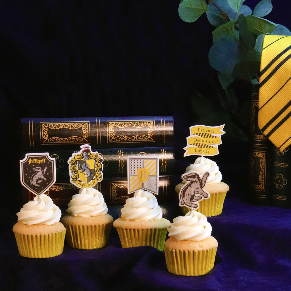 Harry Potter Taarttoppers, 15 stuks, Hufflepuff