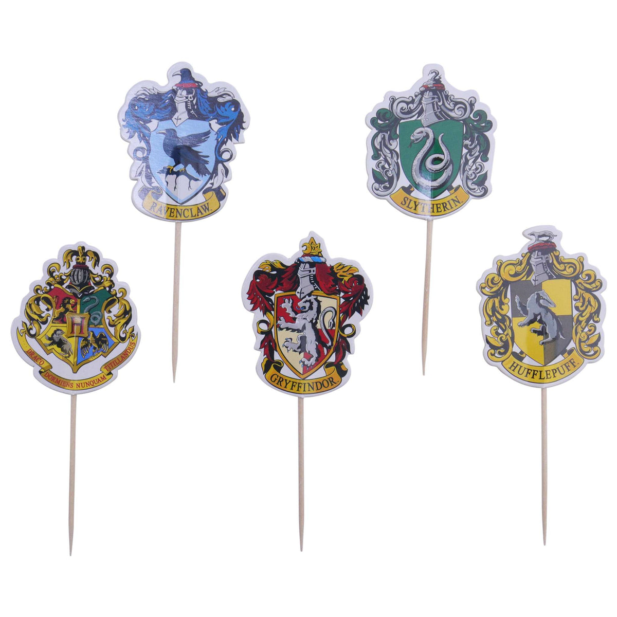 Harry Potter Crests Cake Toppers Set Of 15